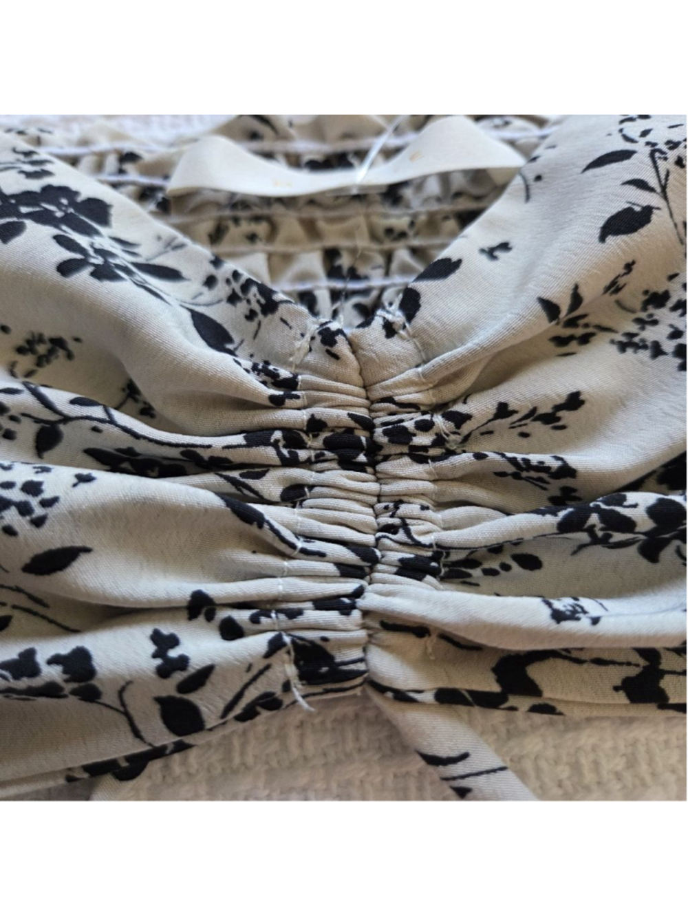 Women's MAPCIE Beige Black Floral Maxi Skirt Set M - Picture 6 of 16